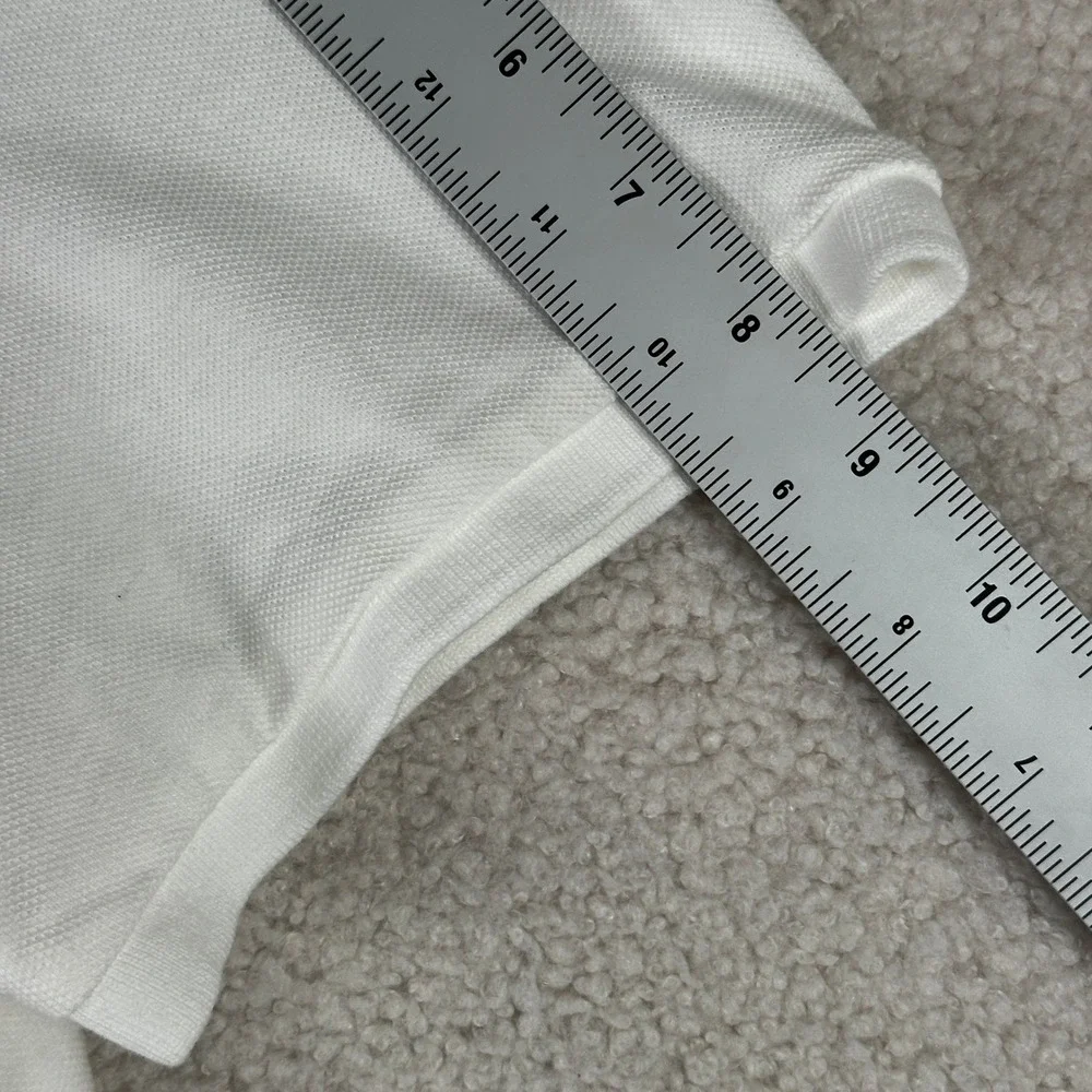Ralph‎ Lauren Lauren Active Polo Shirt Women 1X White Preppy Sporty